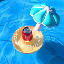 Mini Water Coasters boia Flamingo Floating inflatable cup holder